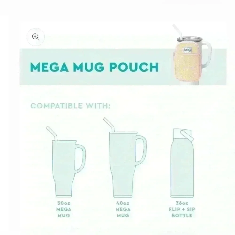 NEW Swig Life Under the Sea Mega Mug Pouch ~ 🧜‍♀️ - Picture 3 of 5